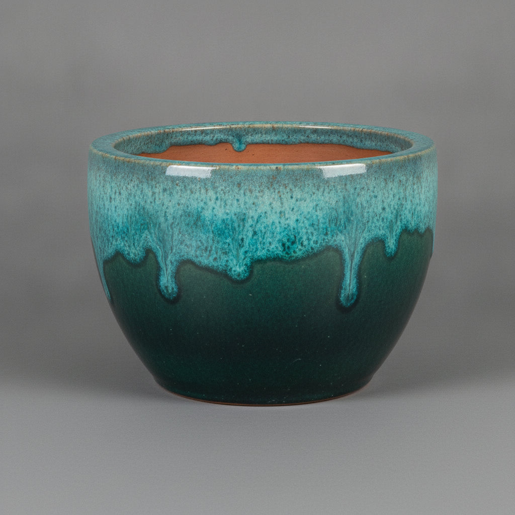 Glazed Ceramic Planters-2691147 - THE GARDEN CENTRE