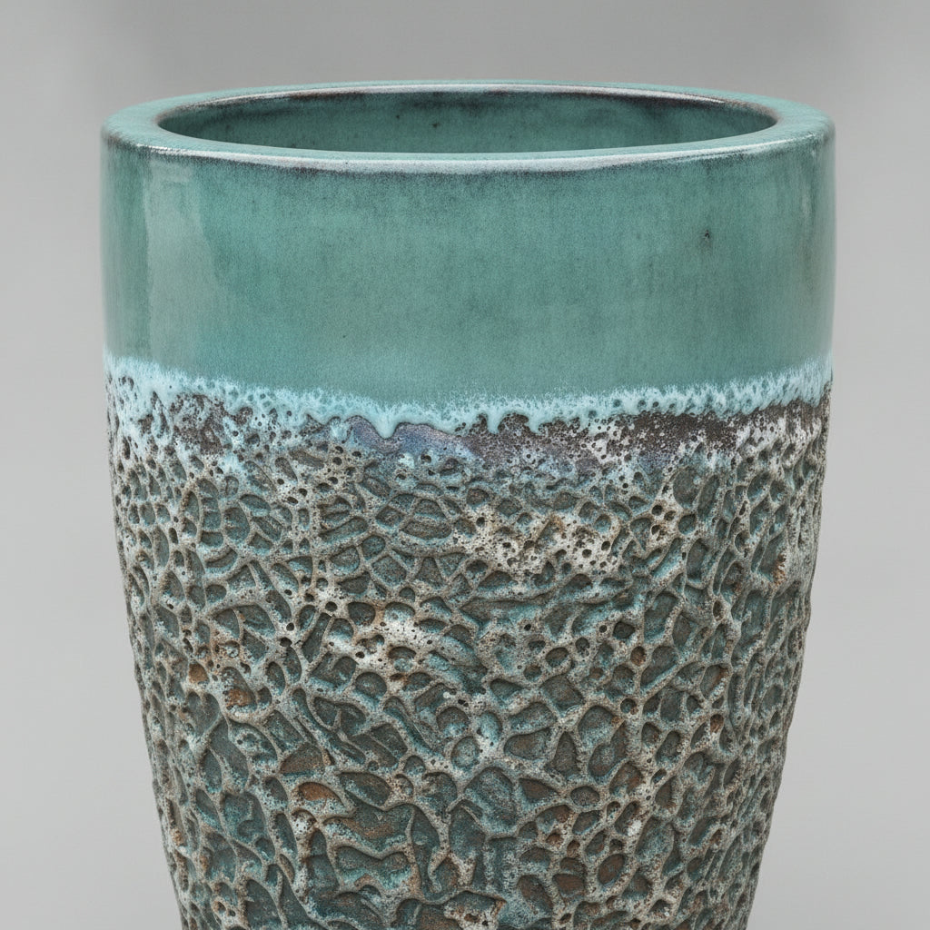 TGC Ceramic Tall Planters-1735218 - THE GARDEN CENTRE