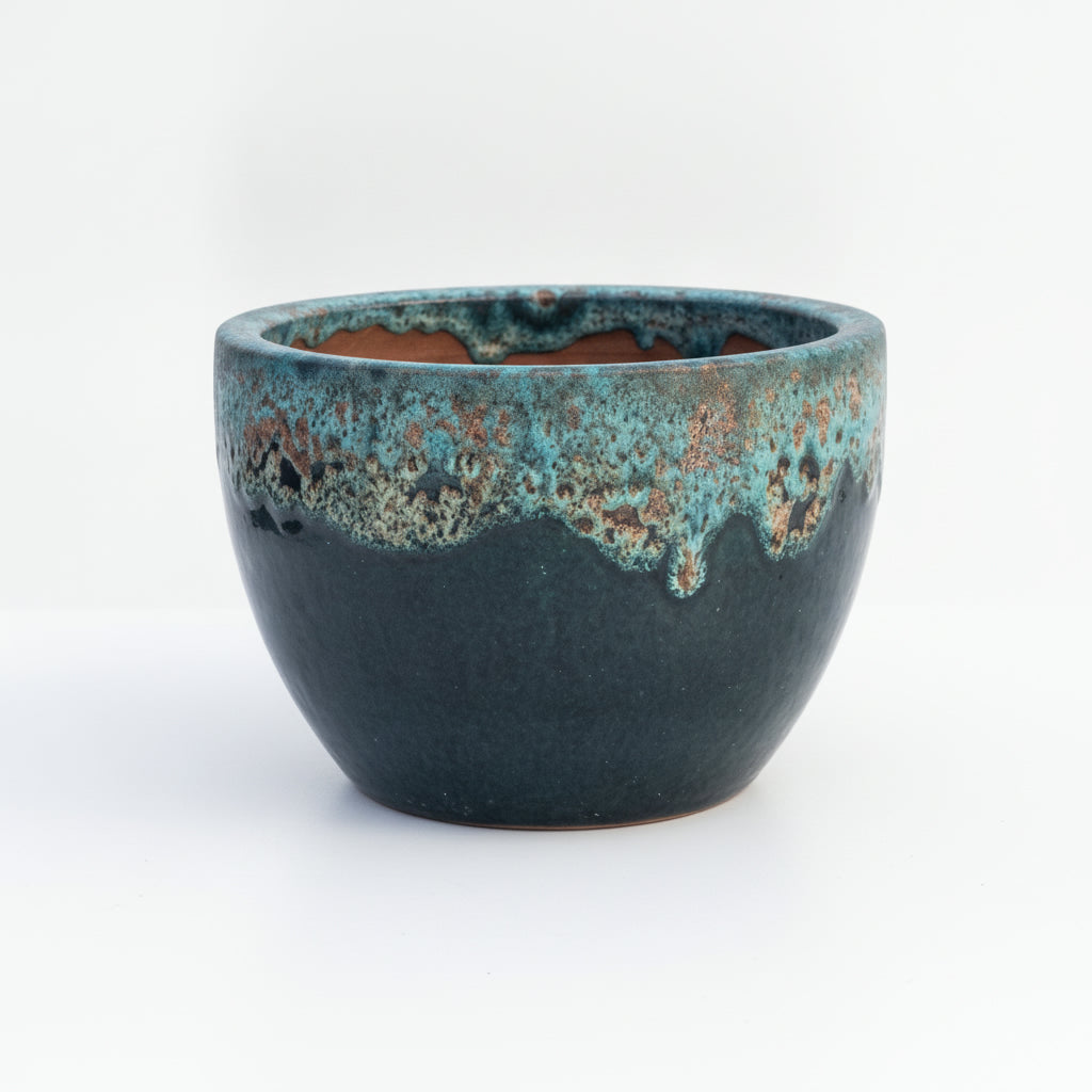 Glazed Ceramic Planters-2691147 - THE GARDEN CENTRE