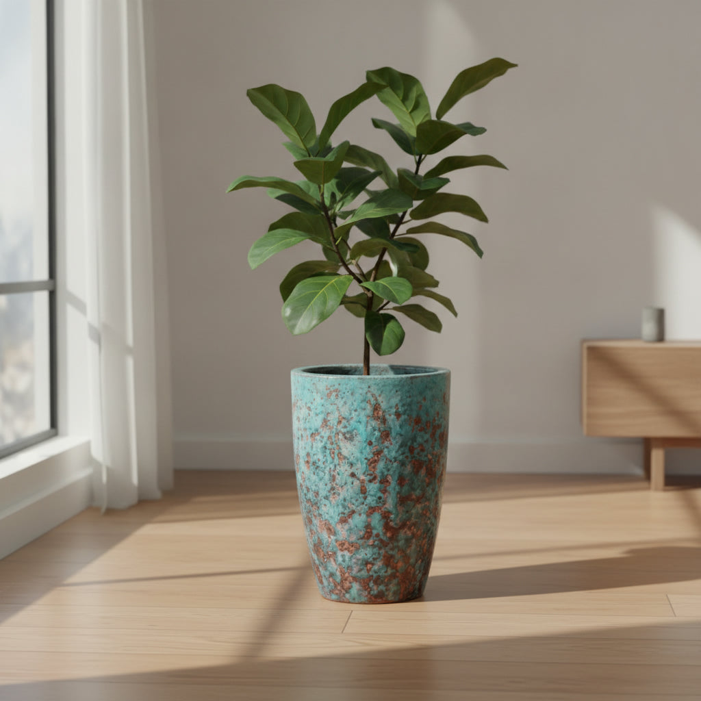 TGC Ceramic Tall Planters-2811239 - THE GARDEN CENTRE