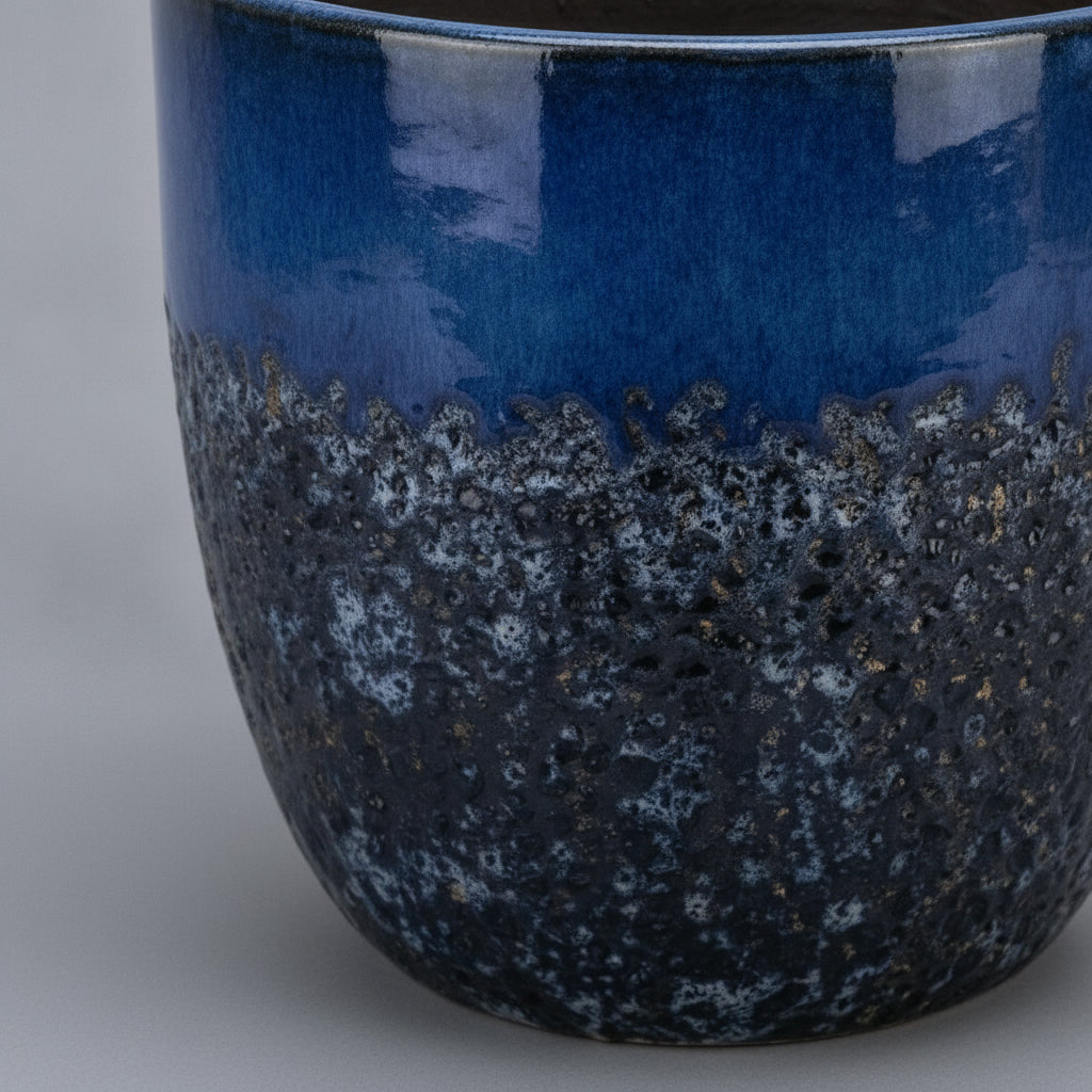 Glazed Ceramic Planter-26451059 - THE GARDEN CENTRE