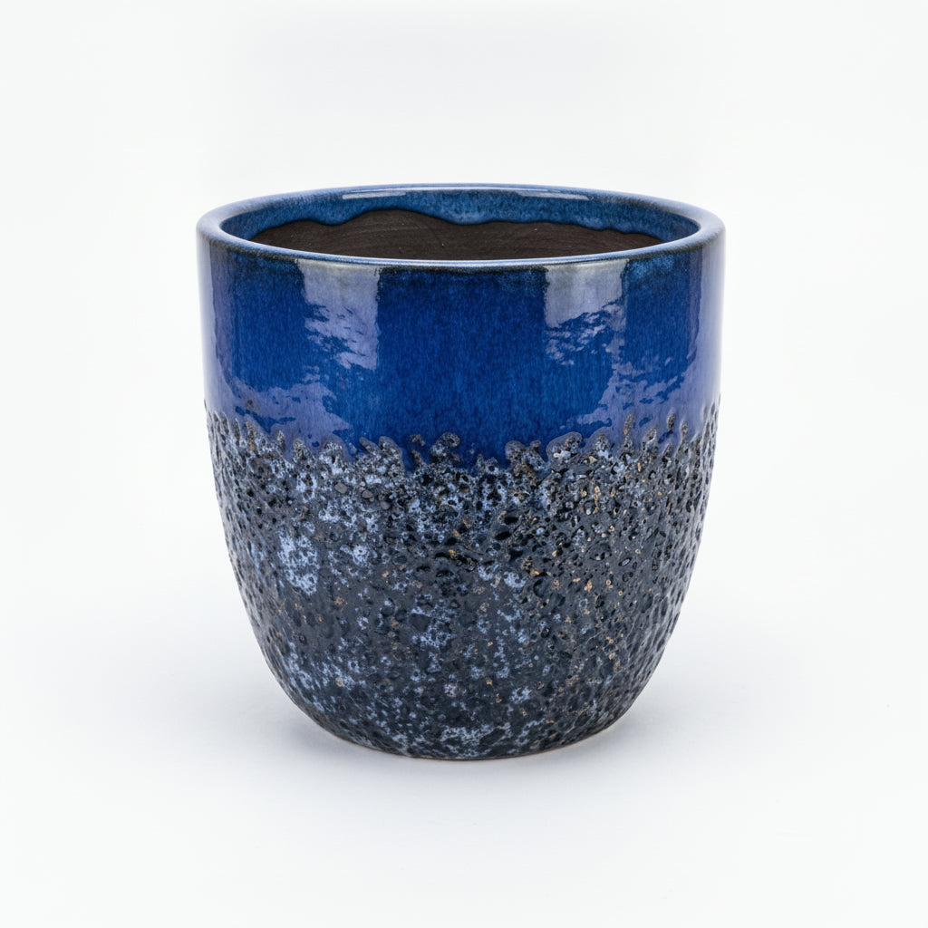 Glazed Ceramic Planter-26451059 - THE GARDEN CENTRE