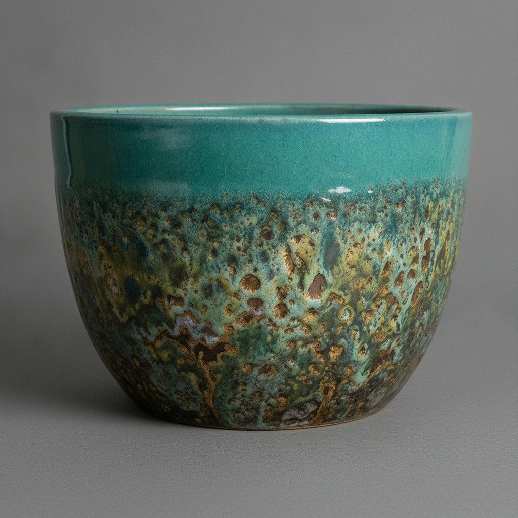 Glazed Ceramic Planters-107549 - THE GARDEN CENTRE
