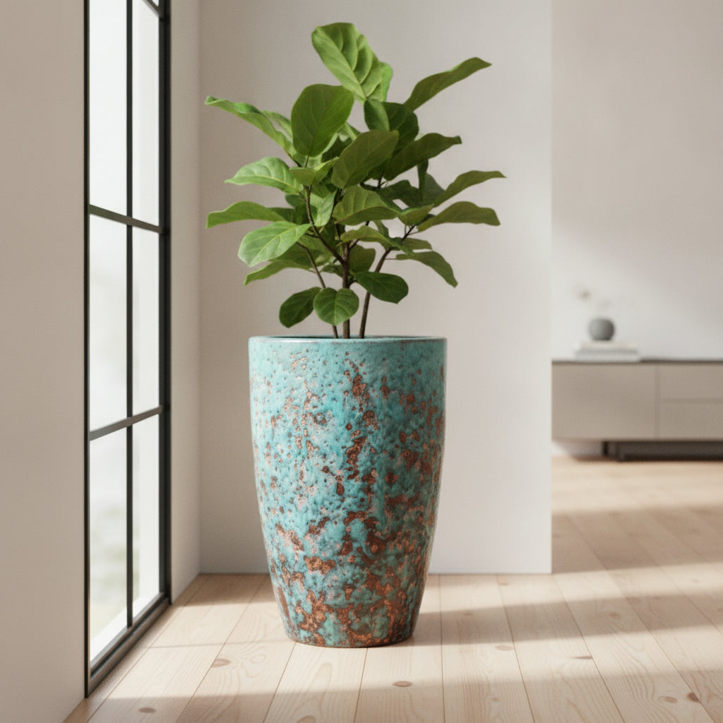 TGC Ceramic Tall Planters-2811239 - THE GARDEN CENTRE