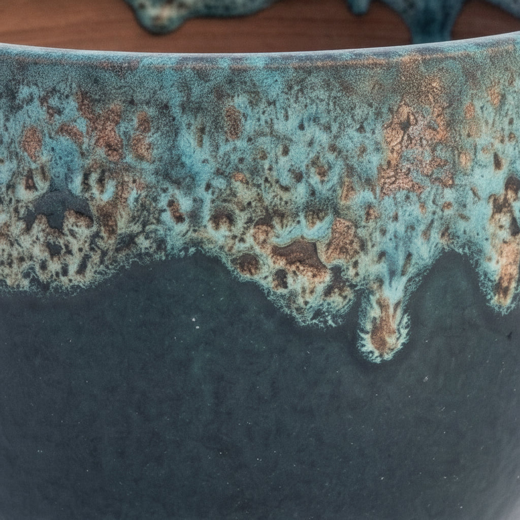 Glazed Ceramic Planters-281950 - THE GARDEN CENTRE