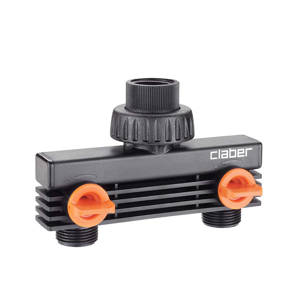 Male Threaded 2 Way Adapter-8589 - THE GARDEN CENTRE
