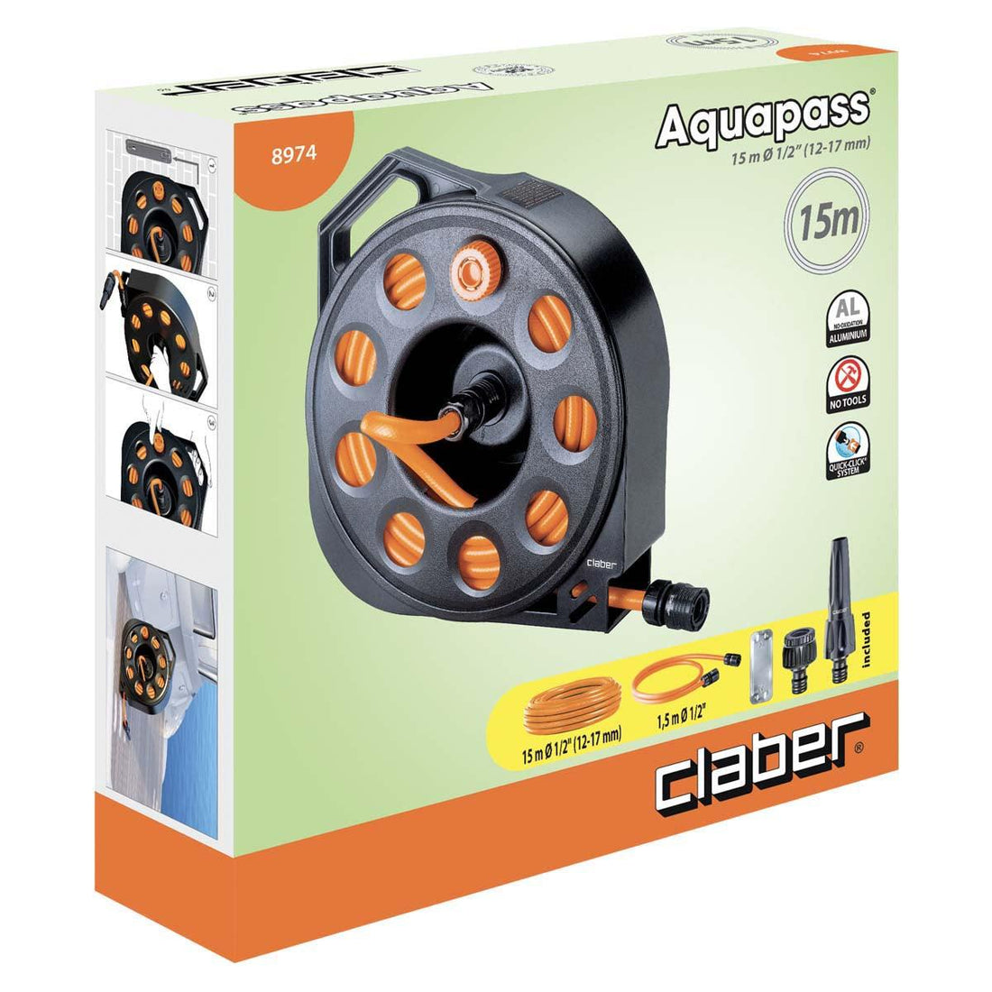 Set Aquapass-Hose Cassette-8974 - THE GARDEN CENTRE