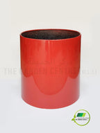 Stainless Steel Planters-Classic Cylinder(Blood Red) - THE GARDEN CENTRE