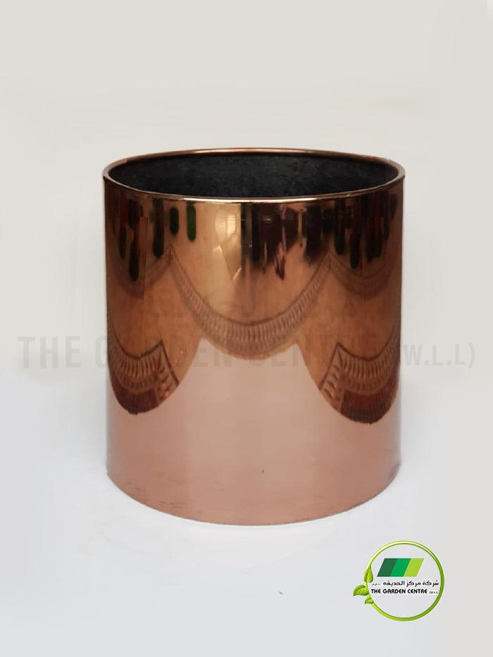 Stainless Steel Planters-Classic Cylinder(Copper) - THE GARDEN CENTRE