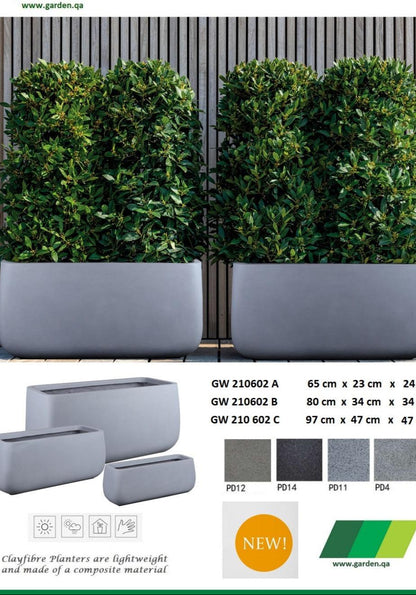 T Block Rectangular Planter - THE GARDEN CENTRE